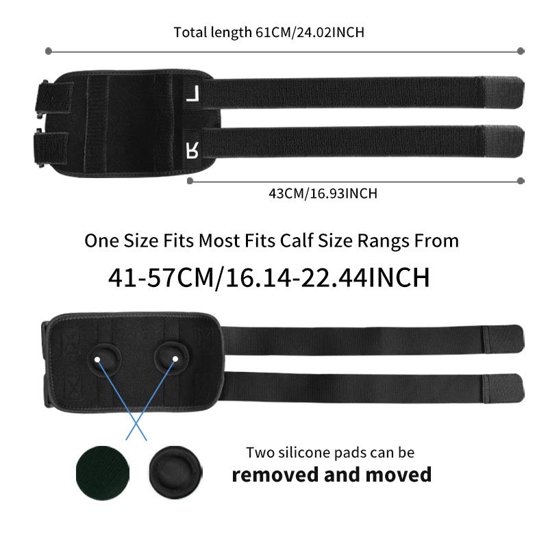 Running Recovery Gear - 1 Paio di Supporti per Ginocchia