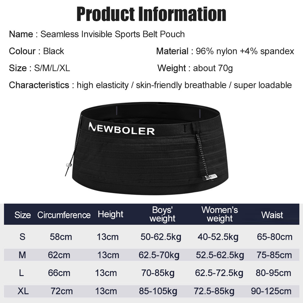 NEWBOLER Marsupio sportivo ela - Running Gear Holder recensione e prezzo